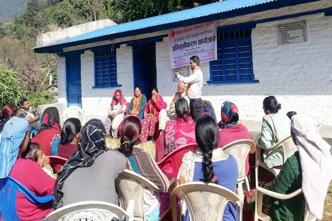 MICS training voor bewoners van Sabet