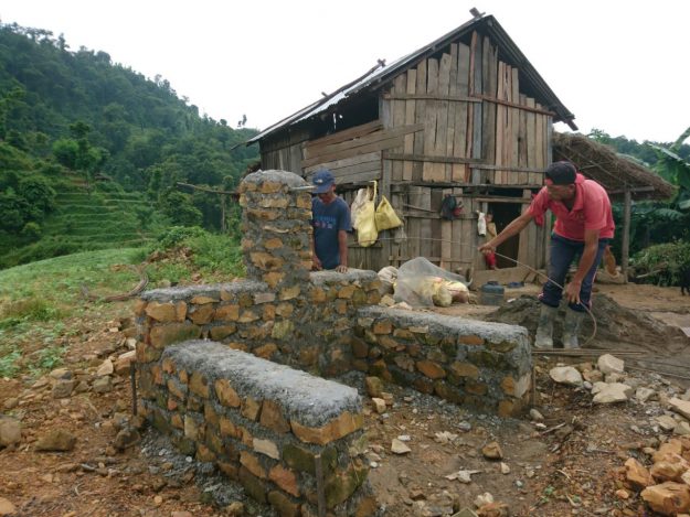 Tapconstructie in Kiratikhola