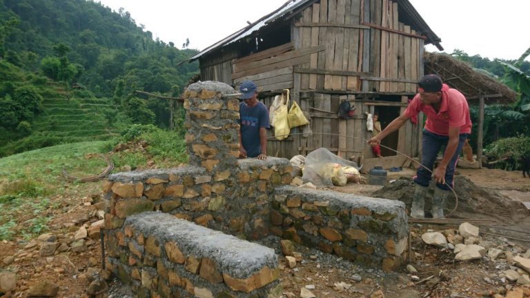 Tapconstructie in Kiratikhola