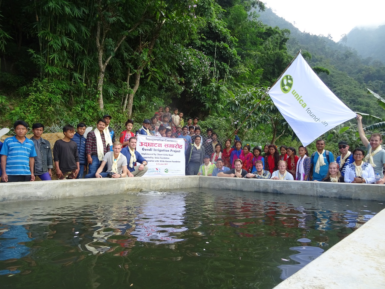 Openingsceremonie Gundi irrigatieproject