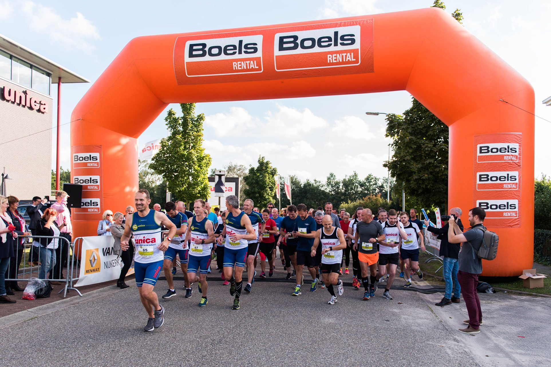 Start van de Welloop 2019 in september jl. Start van de Welloop 2019 in september jl.