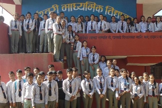 Ishwori School Students in Gulmi