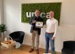 Nico Duivenvoorde (Rexel) and Edwin Koers (Unica Foundation)