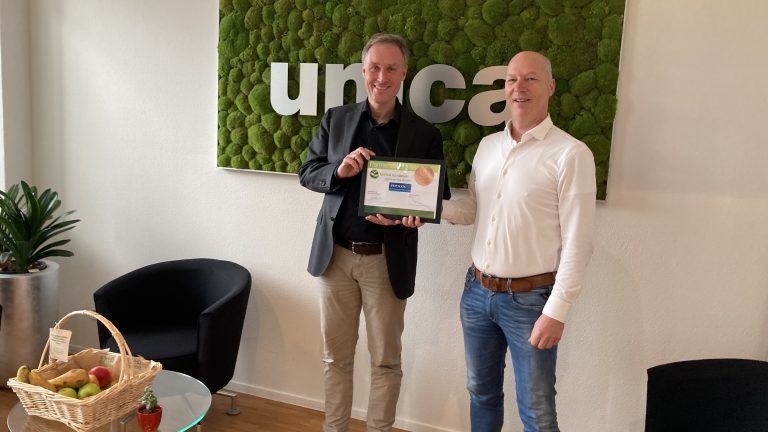 Nico Duivenvoorde (Rexel) en Edwin Koers (Unica Foundation)